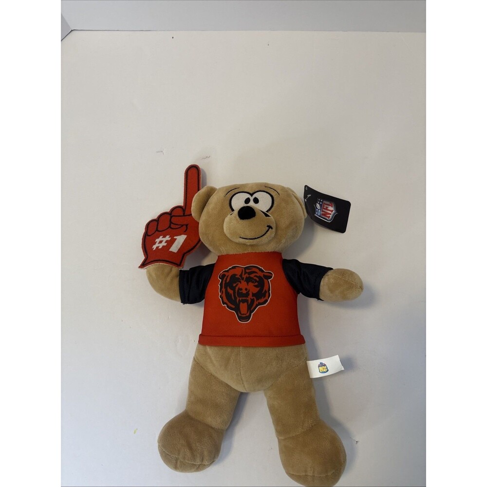 NFL Chicago Bears Teddy Bear Plush Stuffed Animal #1 Glove 15" By Good Stuff